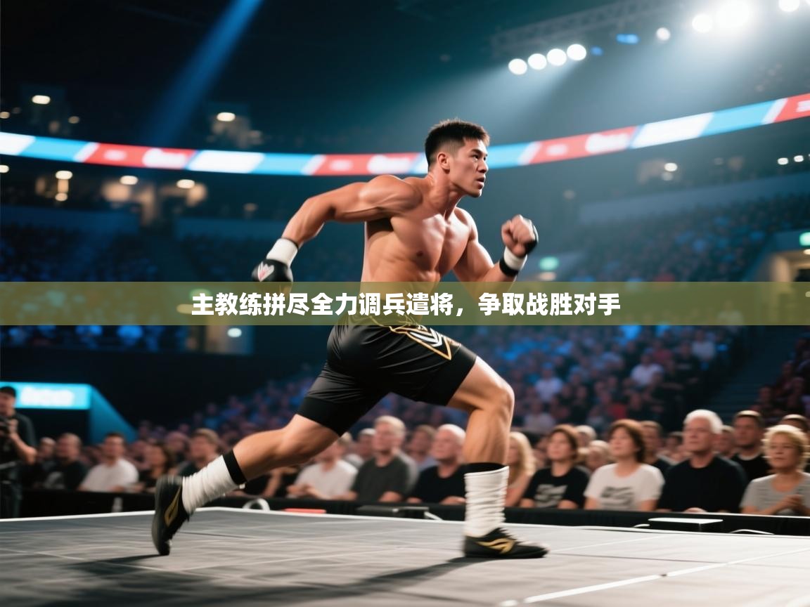 主教练拼尽全力调兵遣将，争取战胜对手